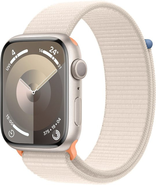 Apple Smartwatch Watch Series 9, GPS, Aluminium, 45 mm, Unisex - Bild 1