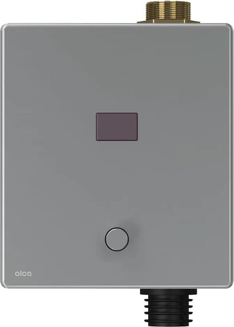 Alcadrain ASP3-KT automatischer WC-Spüler mit manueller Steuerung aus Metall in Grau, 12 V - Bild 1