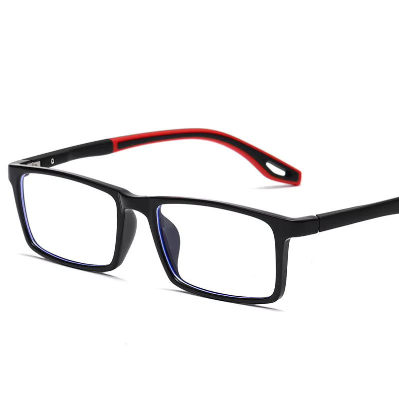Reven Jate 81308 Korrektionsbrille, Vollrand, quadratisch, TR90, Unisex, schwarz - Bild 2