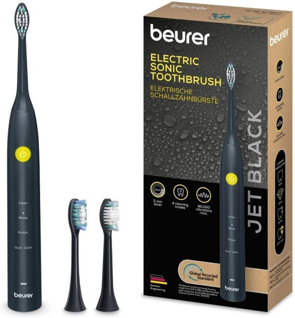Beurer SC 30 Elektrische Schallzahnbürste, Schwarz-Gelb - Bild 1