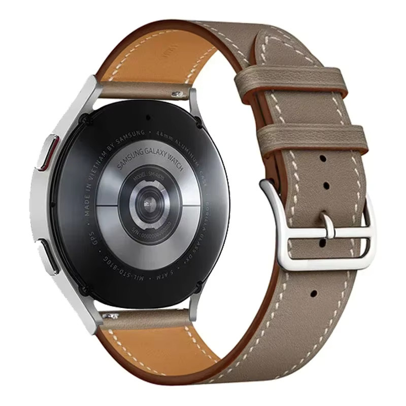 Xiaomi Uhrenarmband Leder, 22 mm, orange - Bild 1