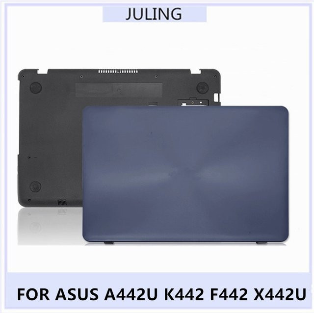 Asus Laptop Gehäuse Set für A442U K442 F442 X442U A480U inklusive LCD Back Top Abdeckung, LCD Front Rahmen und Bottom Case in Weiß - Bild 1