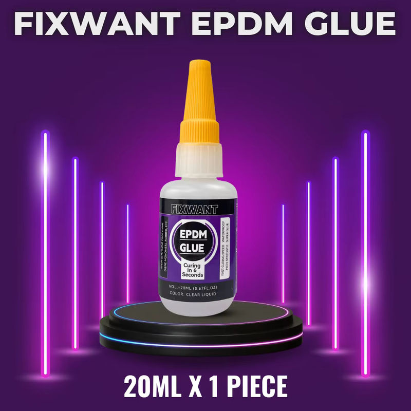 FIXWANT EPDM-Kleber transparent, 20 ml schnell trocknender Gummikleber für Kunststoff - Bild 5