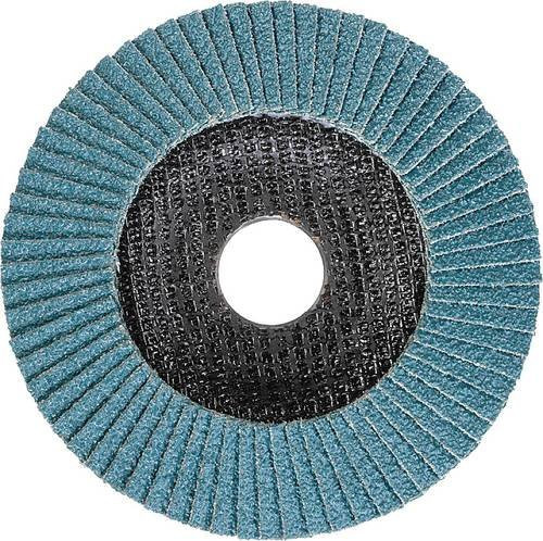 Kwb CUT-FIX Schleifmop Lamellenschleifteller für Metallbearbeitung, Blau, Durchmesser: 115 mm - Bild 1