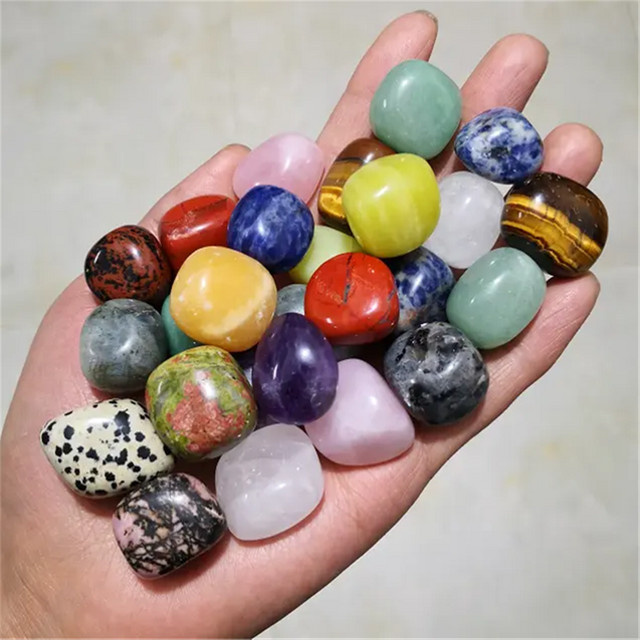 Sisterstone Natürliche Lapis Lazuli Trommelsteine Multicolor, 100 g Polierte Kristalle zur Dekoration - Bild 1