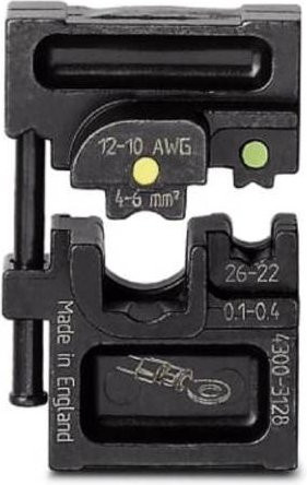 Phoenix Contact Crimpfox-M RCI 6/DIE 1212073 Crimpgesenk für isolierte Kabelschuhe 0,1 bis 6 mm² in Gelb und Schwarz - Bild 1
