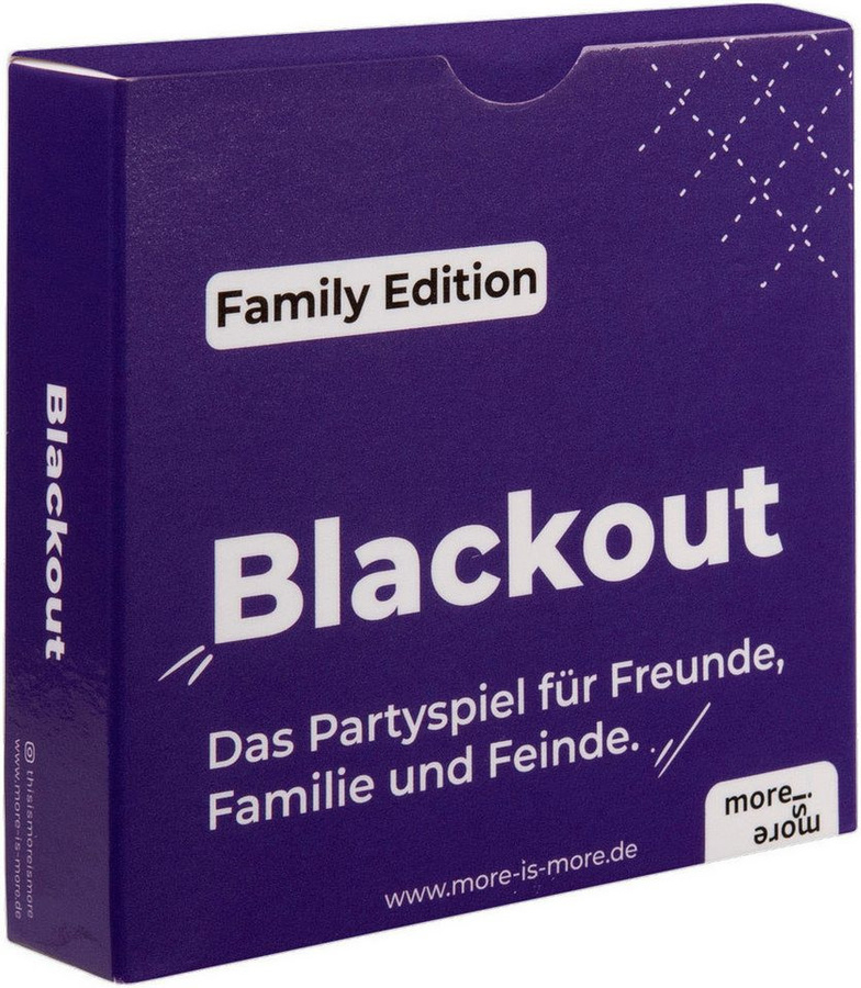 More Is More Blackout Family Edition, Kartenspiel - Bild 1