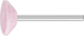 PFERD TOOLS STEEL EDGE Schleifstift Form B 103 in Pink für Stahl und Stahlguss mit Körnung A80, Durchmesser: 16 x 5 mm, Schaft-Durchmesser: 3 mm - Bild 1