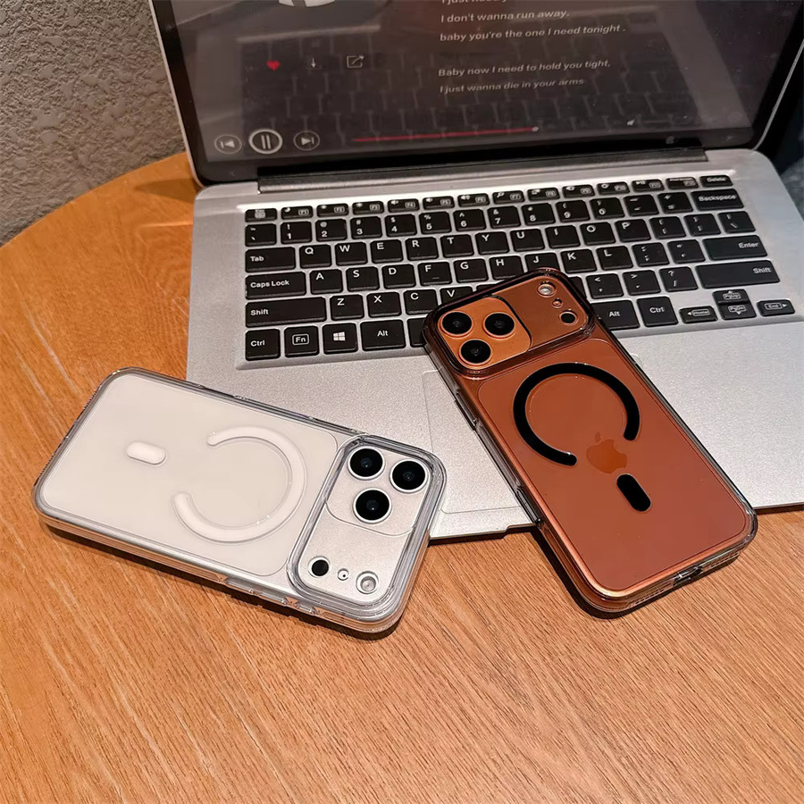 Xeber MagSafe iPhone Hülle mit Kamera-Steuertasten, transparent, ultradünne PC-Abdeckung für iPhone 17, Air 16 und 15 Pro Max - Bild 2