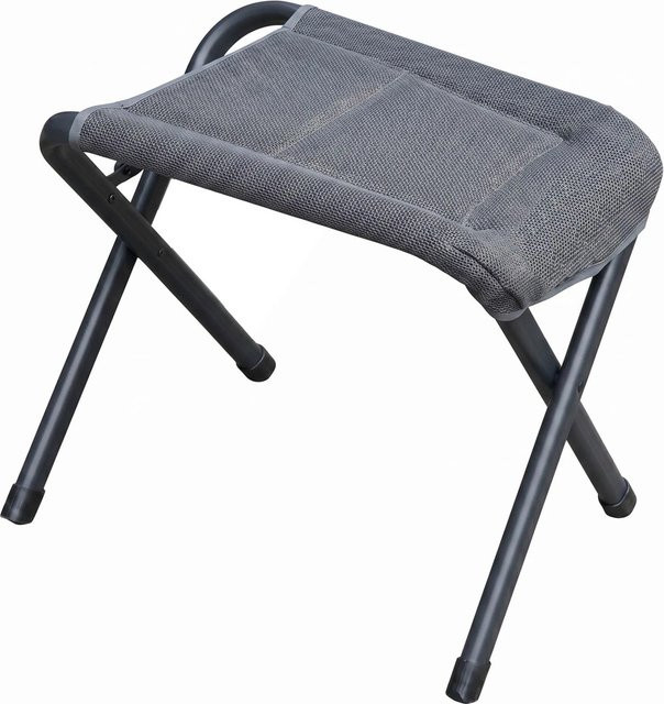 Osoltus Alu Camping Hocker für Klappsessel in Open Grey mit 3D Soft Touch Oberfläche - Bild 1