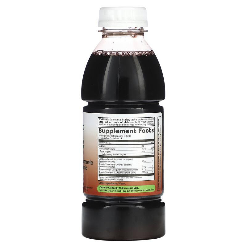 Dynamic Health Saft Cranberry, Kurkuma & Ingwer Tonic 0,473 l - Bild 2
