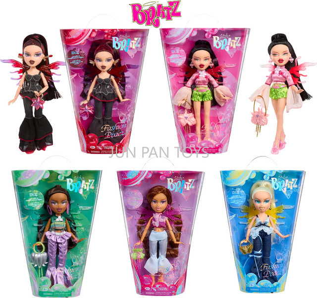 Bratz Fashion Pixiez Yasmin Cloe Sasha Jade Lina, Anziehpuppe, Fantasy - Bild 1