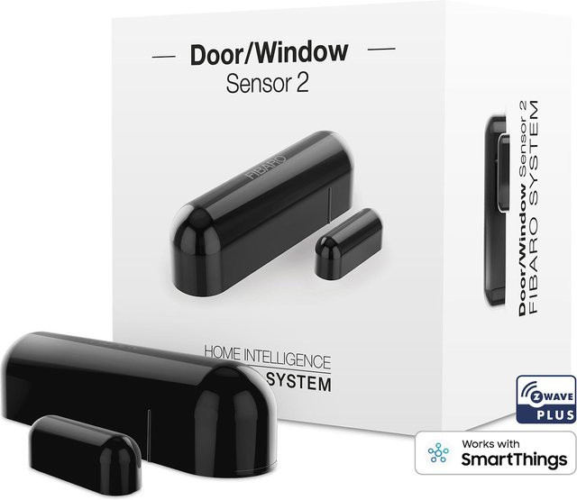 FIBARO Tür- und Fenstersensor 2 in Schwarz - Bild 1