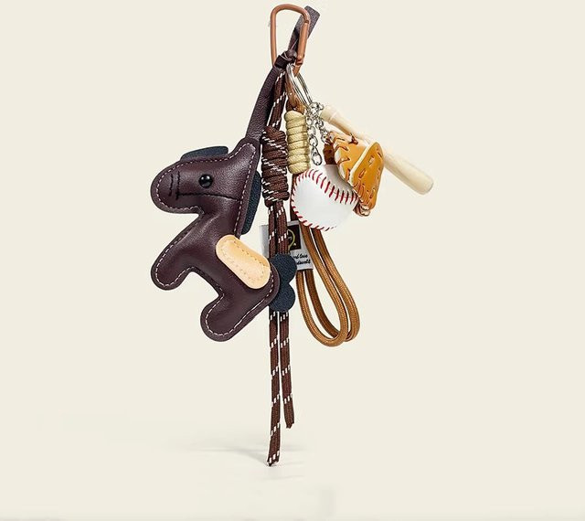 Yogodlns Schlüsselanhänger Leder, Nylon-Seil - Bild 1