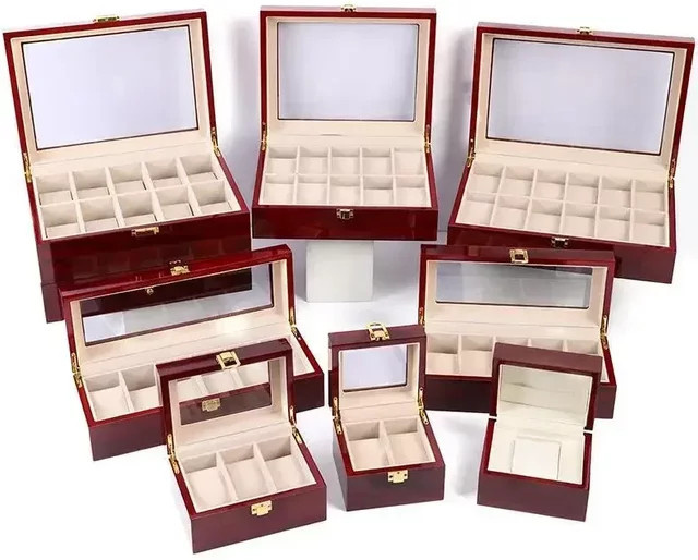 CAOWTAN Uhrenbox Holz, Unisex - Bild 1