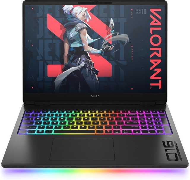 HP Gaming Notebook 16-ah0698ng Shadow Black, 16 Zoll Display, Intel Core Ultra 9, 64 GB RAM, 2000 GB SSD, Windows 11, 2560x1600 Pixel - Bild 1
