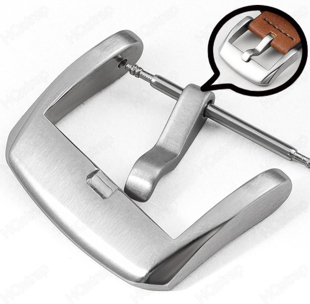 HQstrap Dornschließe, Edelstahl, Silber, 20 mm, Unisex - Bild 1