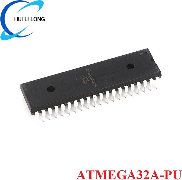 Atmel ATMEGA32A-PU 8-Bit-Mikrocontroller DIP-40 mit 32KB Flash in Schwarz - Bild 1