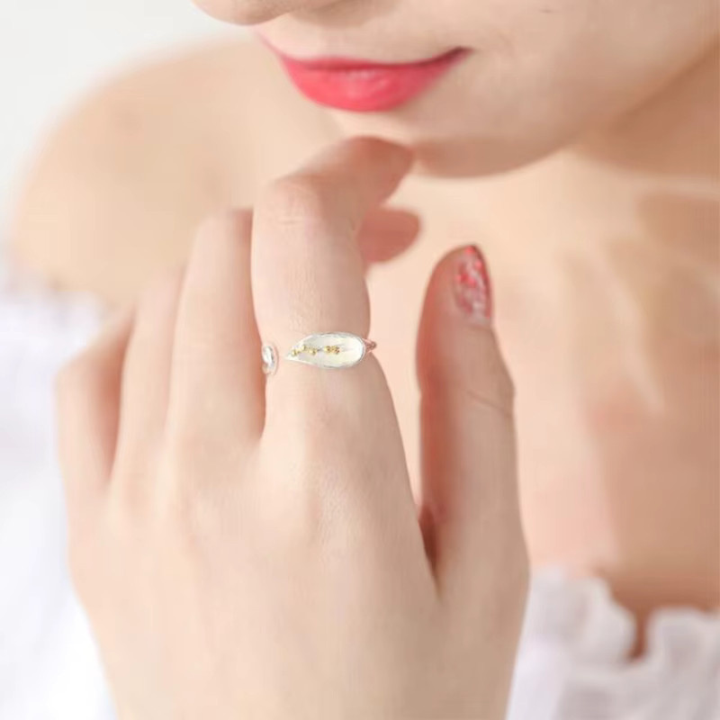 GaGa-Duck Ring, 925 Silber, Ethnisch, Blumen, Damen - Bild 4