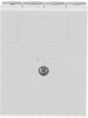 ABB ZLS924-3LN Smissline Standardeinspeiseblock mit Innensechskant Einspeiseklemme in Weiß - Bild 1