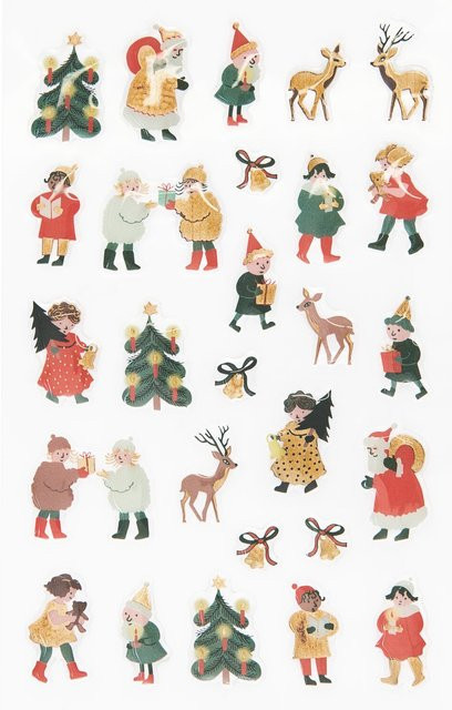 Rico Design Paper Poetry Gelsticker Kinder 1 Bogen - Bild 1