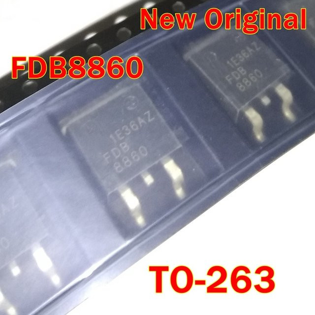 Fdb8860 To-263 N-Kanal Logic Level Powertrench 3 Mosfet 30 V 80a in Schwarz - Bild 1