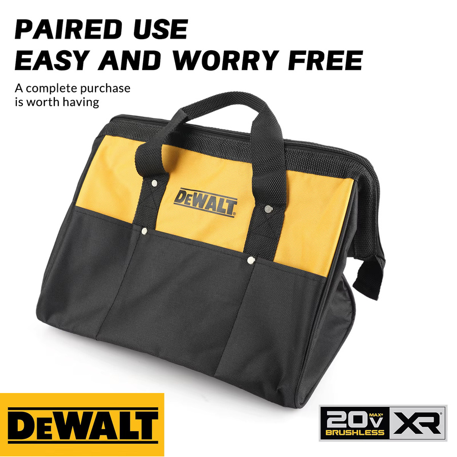 DeWalt Multifunktions-Werkzeugset mit Akku-Elektroschrauber und Schraubendrehern in Gelb inklusive Aufbewahrungstasche ST37 - Bild 2