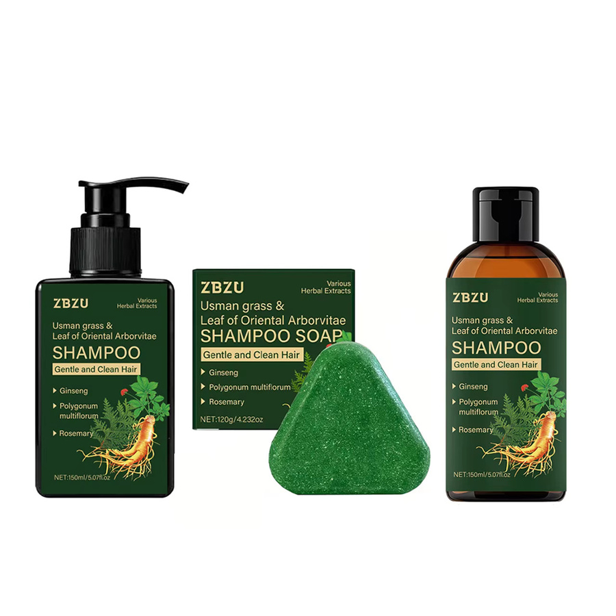Uisman Shampoo Gras- & Zypressenblatt, 3er-Pack, für fettiges Haar, Unisex - Bild 7