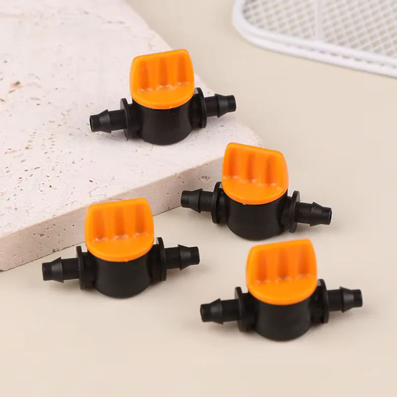 10 Stück Tropfbewässerungsventile aus schwarzem PVC für 4/7 mm Schläuche zur Bewässerung von Garten, Rasen und Gewächshaus - Bild 5