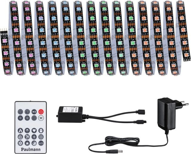 Paulmann EntertainLED LED-Streifen Set RGB Multicolour mit Fernbedienung und Netzteil 5 m - Bild 2
