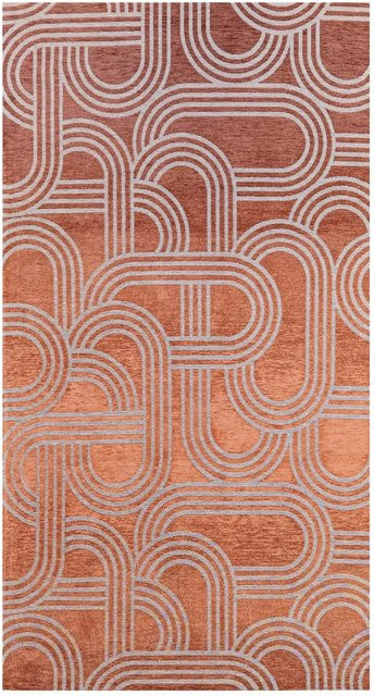 Lola&Moi Teppich Disco Red Pepper Rot B: 80 cm, T: 150 cm - Bild 1