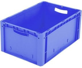 Bito Eurostapelbehälter XL mit Doppelboden in Blau, B/T/H: 60 x 40 x 27 cm - Bild 1