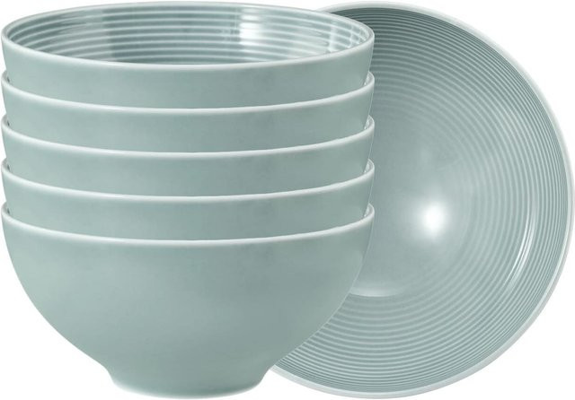 Seltmann Weiden Müslischalen Beat Color Glaze Blau, 6er Set, Durchmesser: 15,7 cm - Bild 1