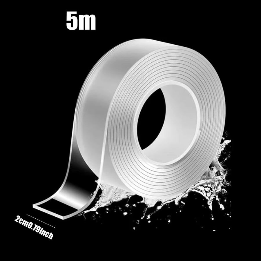 Transparentes, auslaufsicheres Klebeband als Schimmelschutz und Dichtungsstreifen für Waschbecken und Bad, selbstklebendes Nano-Klebeband - Bild 2