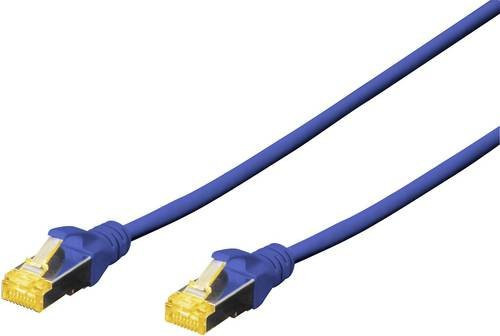 DIGITUS Patchkabel CAT 6A S/FTP Ethernet LAN Kabel Blau 2 m - Bild 1