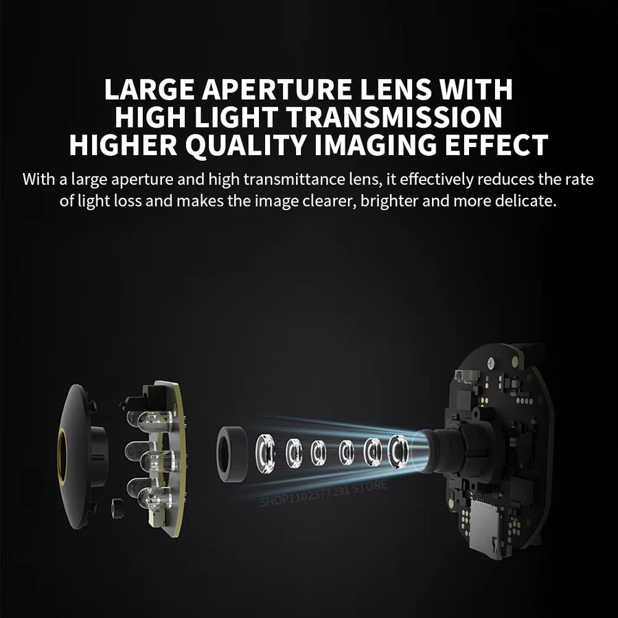 Xiaomi Smart Kamera 2K 1296P HD Indoor Überwachungskamera mit 360 Grad Sichtfeld und Nachtmodus in Weiß - Bild 2