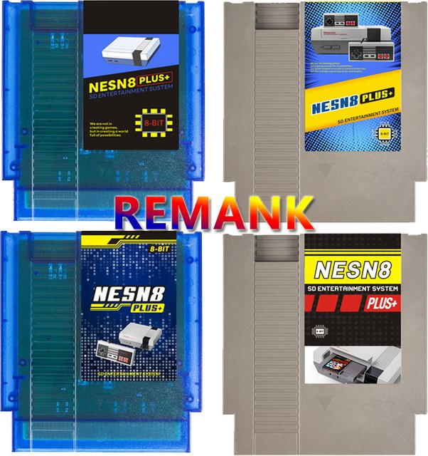 REMANK N8 Patrone NESN8 Plus N8 für NES Videospielkonsole mit neuer Shell - Bild 1