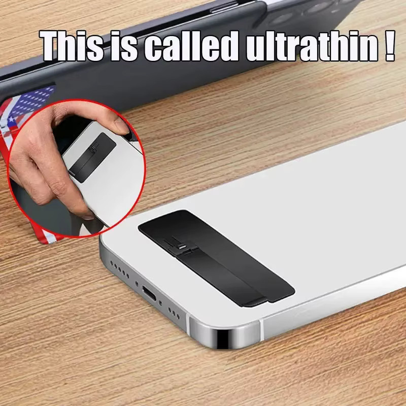 Tutew Faltbarer Handyhalter aus Edelstahl als universeller Desktop-Ständer für Samsung in Silber oder Schwarz - Bild 6