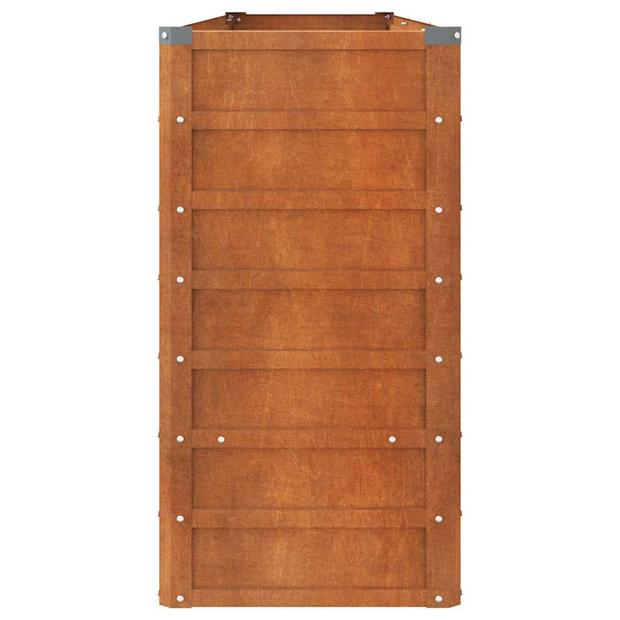 vidaXL Hochbeet aus Cortenstahl in Rostbraun, B/T/H: 320 x 40 x 77 cm - Bild 3