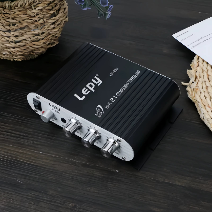 Lepy 838 HiFi-Audioverstärker 2,1-Kanal Stereo-Bass-Soundverstärker mit MP3-Funktion - Bild 2