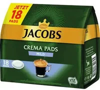 Jacobs Kaffee Crema Mild, Pads, 18 Stück - Bild 1