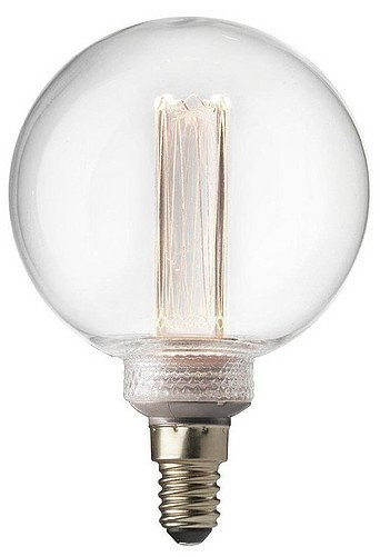 PR Home FUTURE LED Filament Lichtquelle E14, 3000K Warmweiß, Transparent, Durchmesser: 95 mm - Bild 1