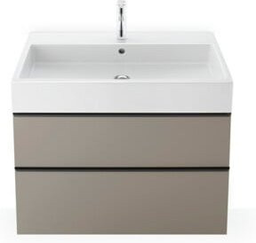 Duravit Möbelwaschtisch Vero Air in Weiß, rechteckig, mit Überlauf und Hahnlochbank, B: 100 cm, T: 47 cm - Bild 1