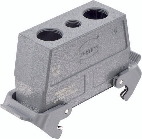 HARTING Kupplungsgehäuse 19 30 024 0776 in Grau aus Kunststoff - Bild 1