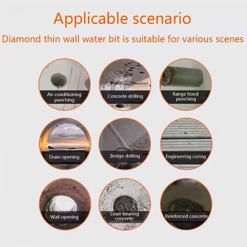 LAANCI Diamant-Kernbohrer für Stahlbeton mit einem Durchmesser von 25 mm - Bild 4
