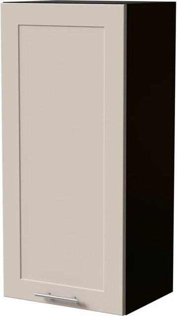 Feldmann-Wohnen Hängeschrank Oslo in Schwarz und Kaschmir Matt, B/T/H: 45 x 32,5 x 96 cm - Bild 1