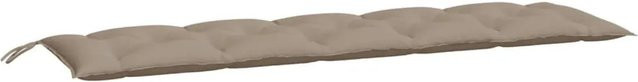 vidaXL Gartenbank-Auflage aus Oxford-Gewebe in Taupe, B/T/H: 180 x 50 x 7 cm - Bild 1