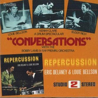 Conversations & Repercussion, Buddy Rich, Louis Bellson, Kenny Clare, CD - Bild 1