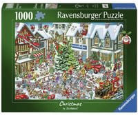 Ravensburger Puzzle Ray Nicholson: Wimmelbild Weihnachten mit Weihnachtsmarkt, 1000 Teile - Bild 1