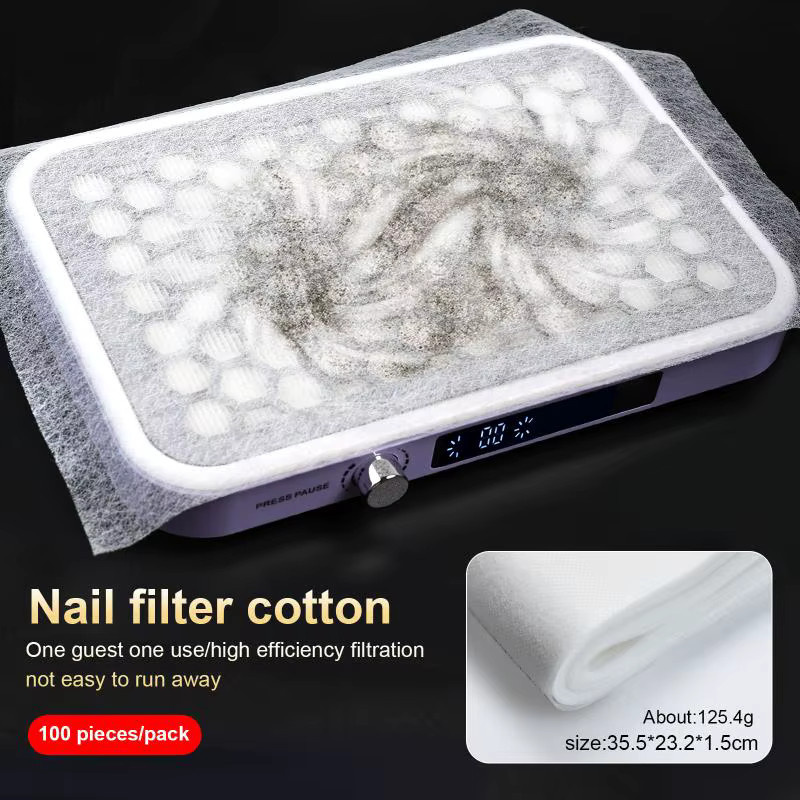 KuZHEN Vlies Filter für Maniküre Staub Kollektor, 100 Stück - Bild 3